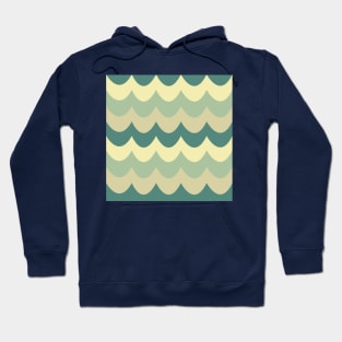 Geometric Waves Pattern Hoodie